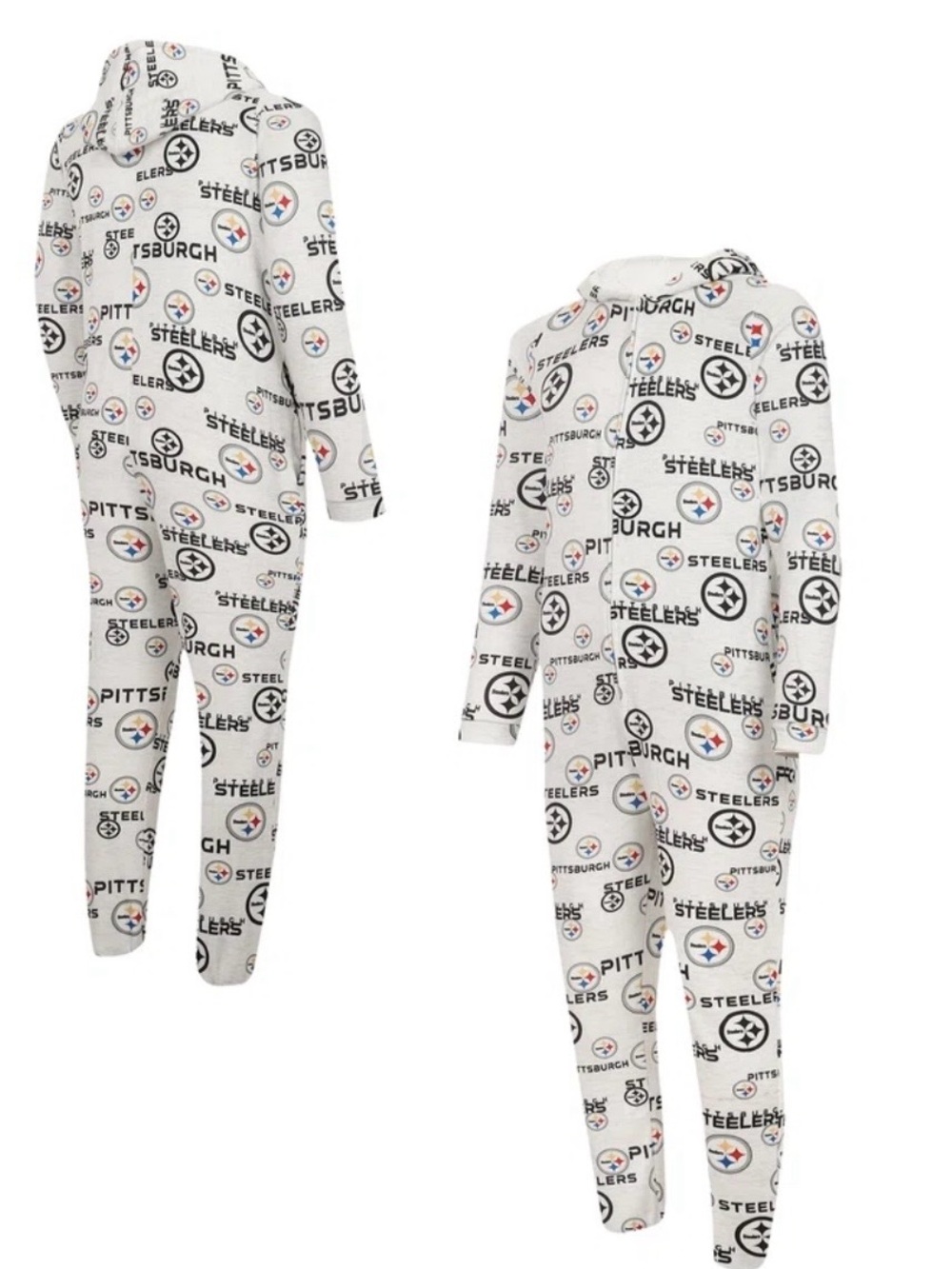 NWT Pittsburgh Steelers Concepts Sport 5XL/6XL Hooded Union Suit Pajamas NFL